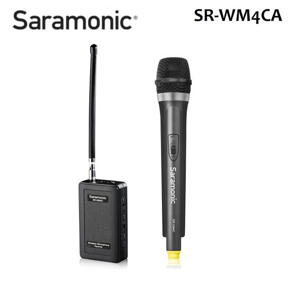 SARAMONIC SRWM4CA Portable Wireless Handheld Mic Microphone for Camera