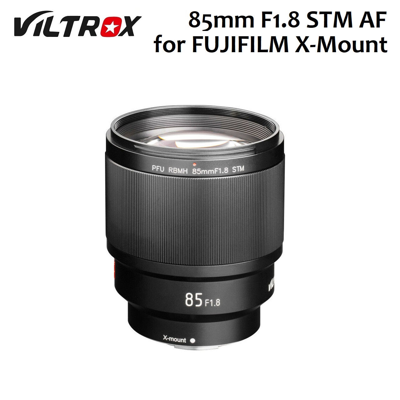VILTROX Lensa 85mm F1.8 STM AF Lens for Fujifilm FX Mount X Mount