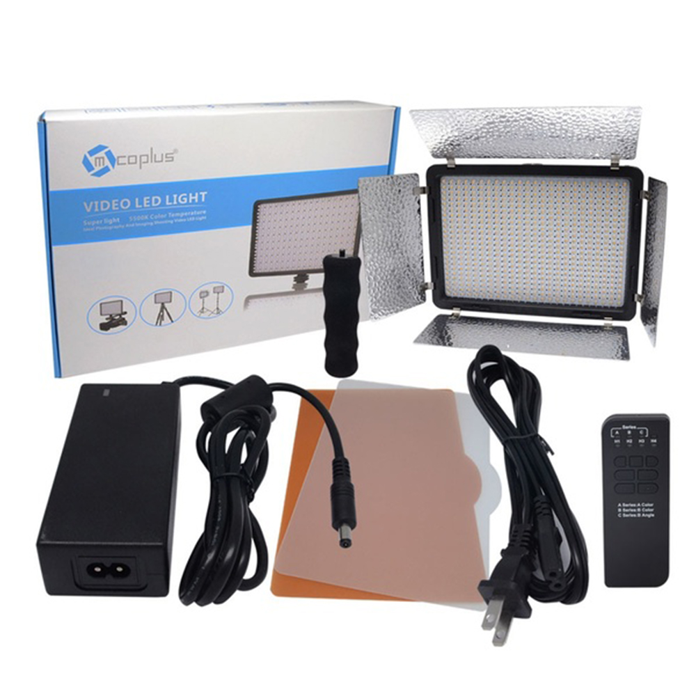 mcoplus-paket-hemat-1-le-520a-led-video-light-528pcs-bulbs-with-2-4g-wireless-remote-control-6