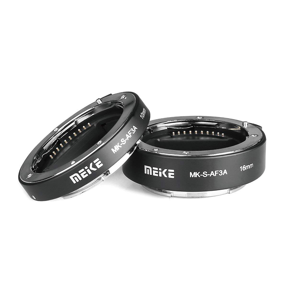 MEIKE MK-S-AF3B Plastic Auto Focus Macro Extension Tube Auto Focus Adapter Ring 10mm 16mm For Sony Mirrorless A7 NEX E-Mount Camera - View #2