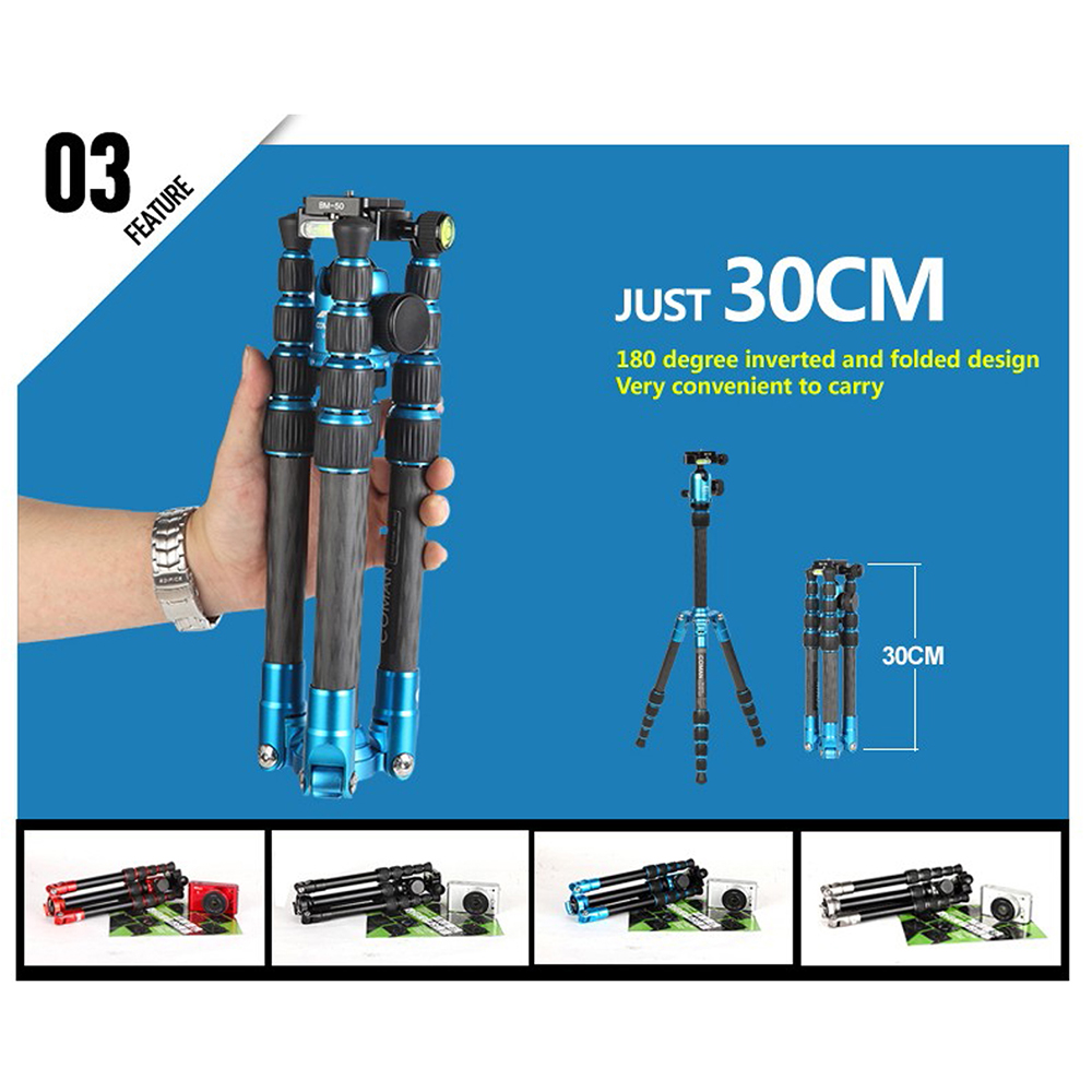coman-tm227auo-black-aluminium-traveller-ball-head-tripod-2