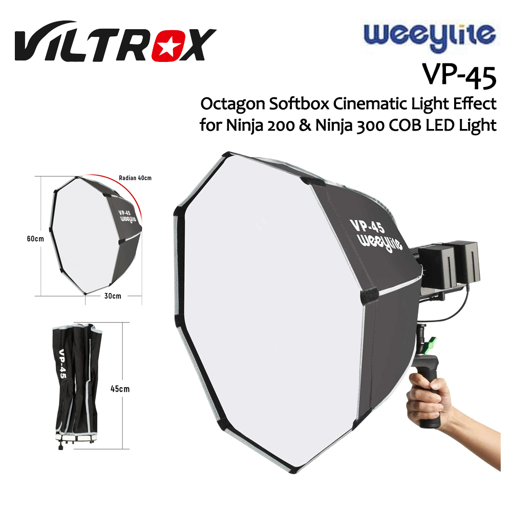 viltrox-weeylite-vp-45-octagon-softbox-cinematic-light-effect-for-ninja-200-ninja-300-cob-led-light-1
