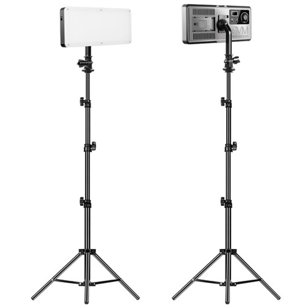 gvm-rgb20w2l-2pcs-hight-power-rgb-on-camera-light-with-bi-color-with-2pcs-light-stand-2