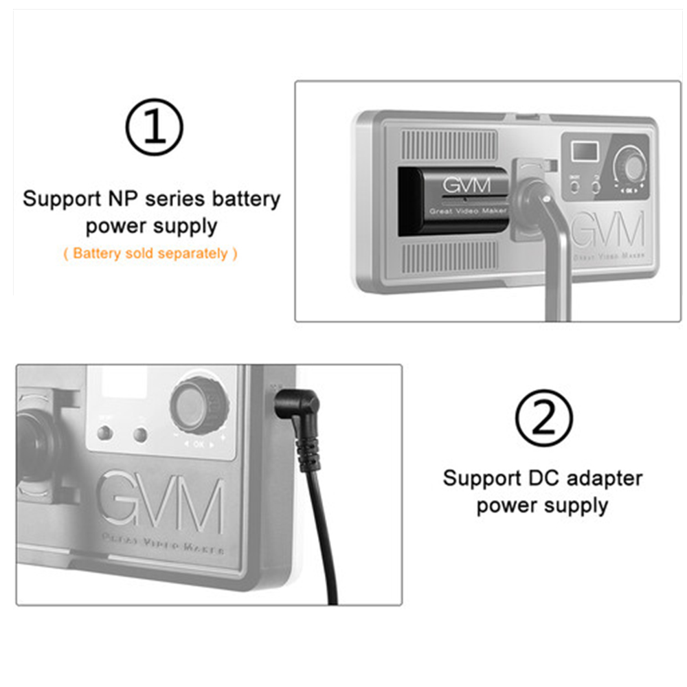 gvm-rgb20w2l-2pcs-hight-power-rgb-on-camera-light-with-bi-color-with-2pcs-light-stand-8
