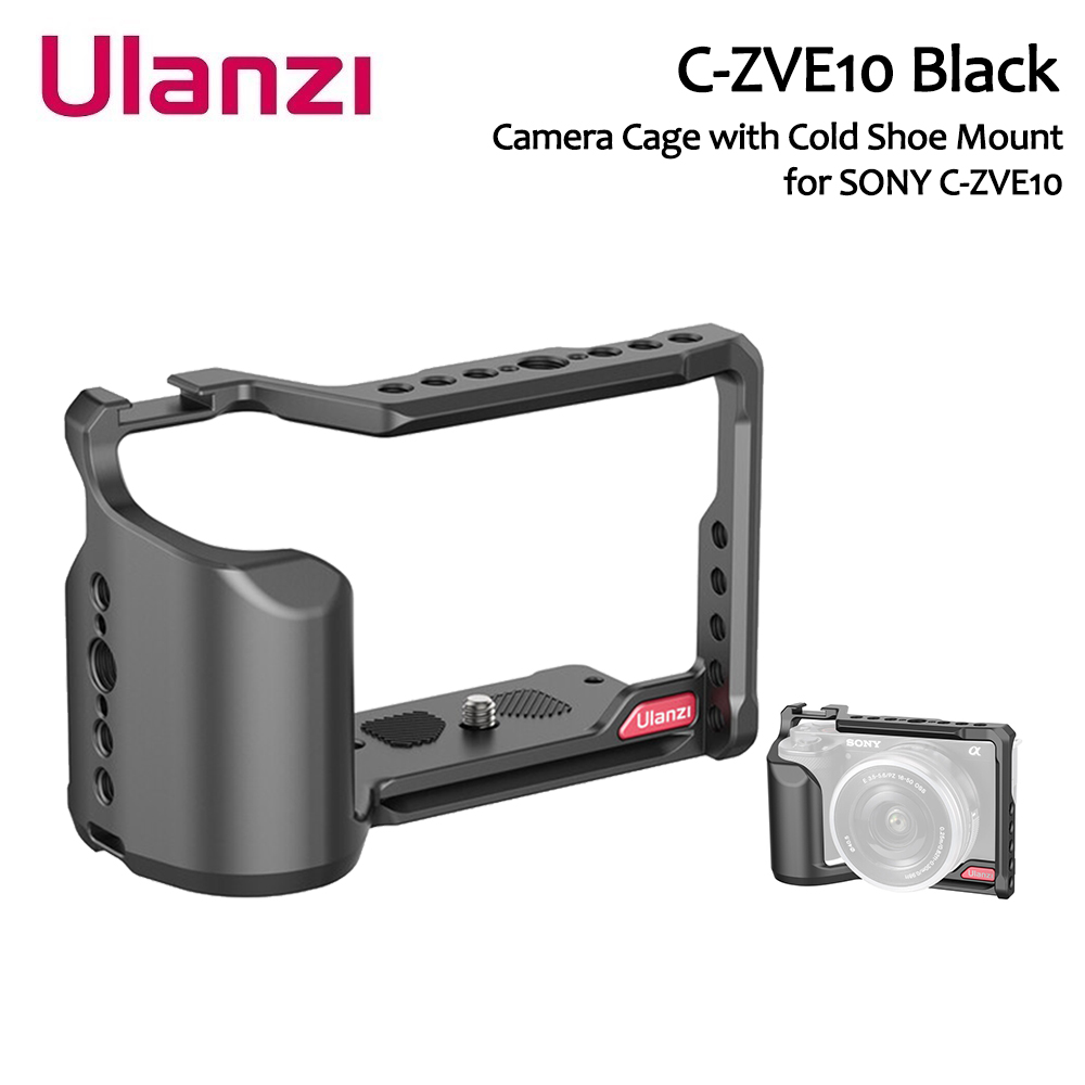 ulanzi-c-zve-10-black-camera-cage-with-cold-shoe-mount-for-sony-c-zve-10-1