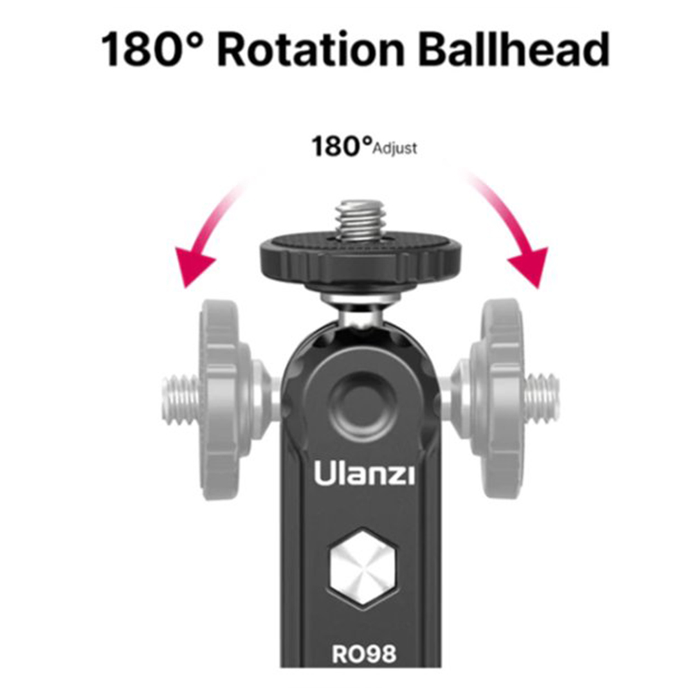 ulanzi-r098-coldshoe-adapter-magic-arm-1-4inch-screw-mount-with-double-ball-head-10