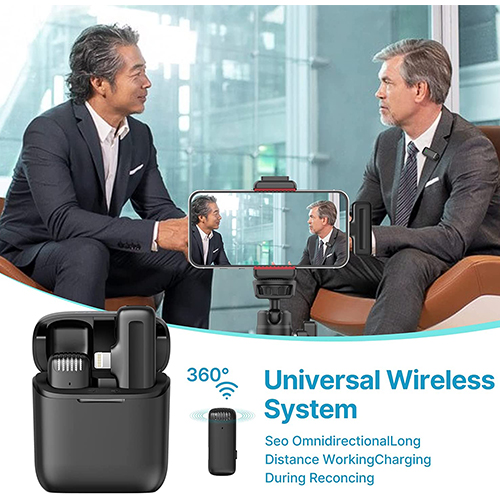 Ulanzi J11 Wireless Lavalier Microphone System for iOS Devices - Matrix ...