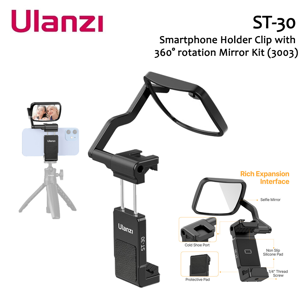 ulanzi-st30-smartphone-holder-clip-with-360-rotation-mirror-kit-3003-1